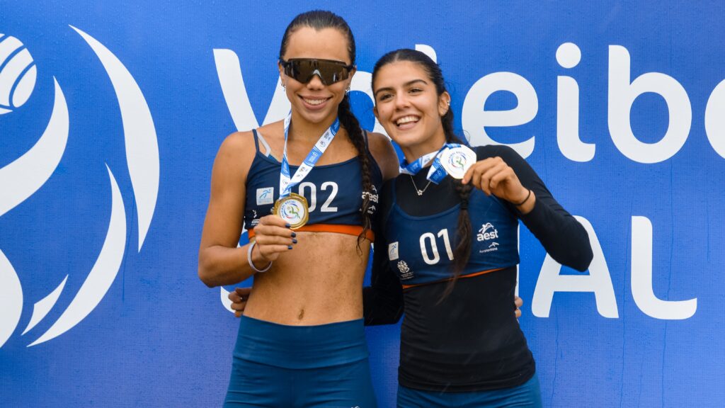 1ª etapa do Circuito Estadual Sub-23 de Vôlei de Praia. 2025. 19/10/2025. Praia de Camburi.