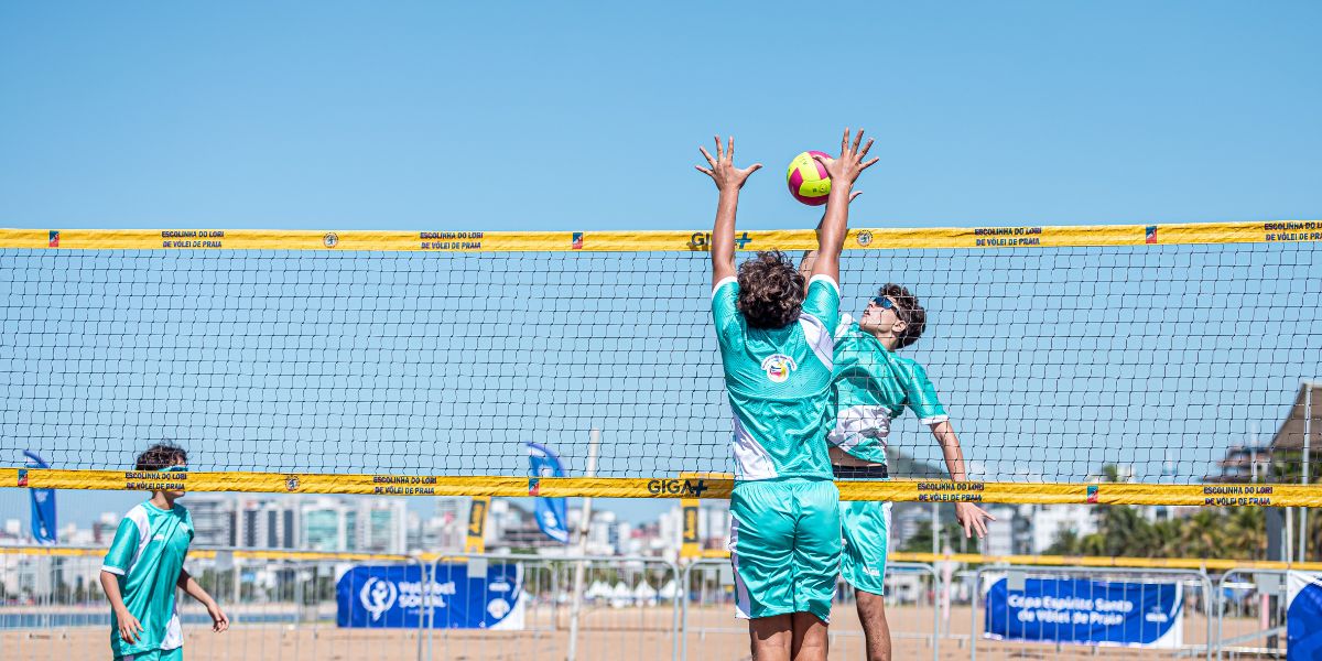Projeto Voleibol Social-Copa Espírito Santo. 1a etapa. Praia de Camburi, em Vitória. 26/04/2026